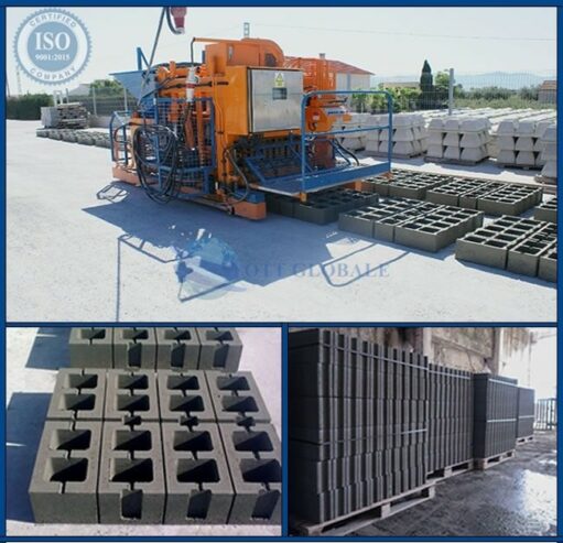 Pondeuse de brique OTT4.1 parpaing agglos bloc beton pave bordure – GUINEE CONAKRY