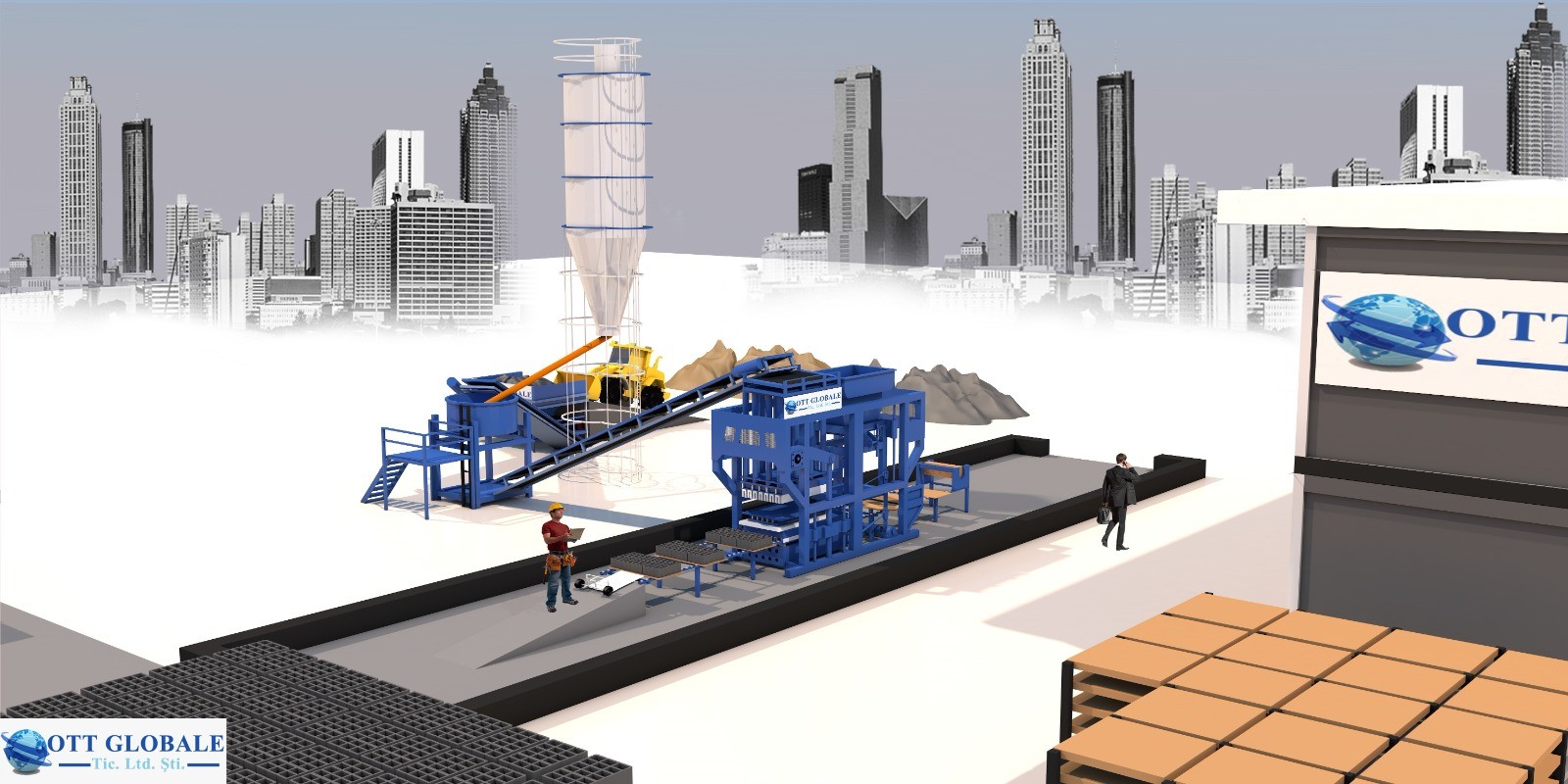 Machine de brique semi-automatique OTT 5.1 SA