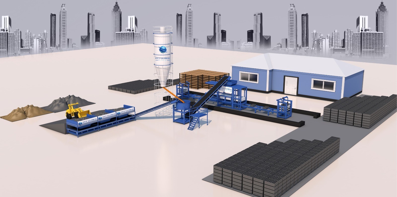 Vente de machine à béton chez OTT global