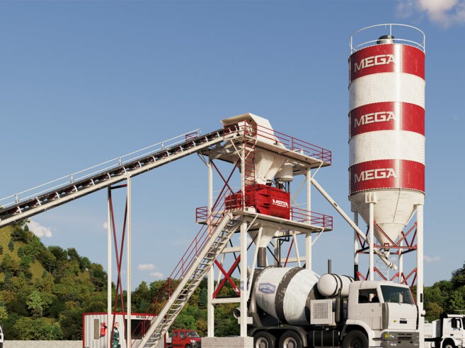 Centrale à Béton d’une capacité de 60 m³ par heure à Vendre
