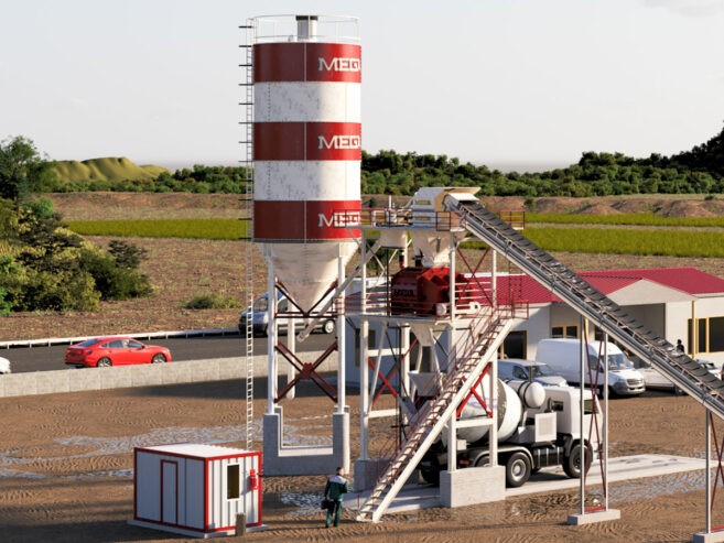 Centrale à Béton d’une capacité de 60 m³ par heure à Vendre
