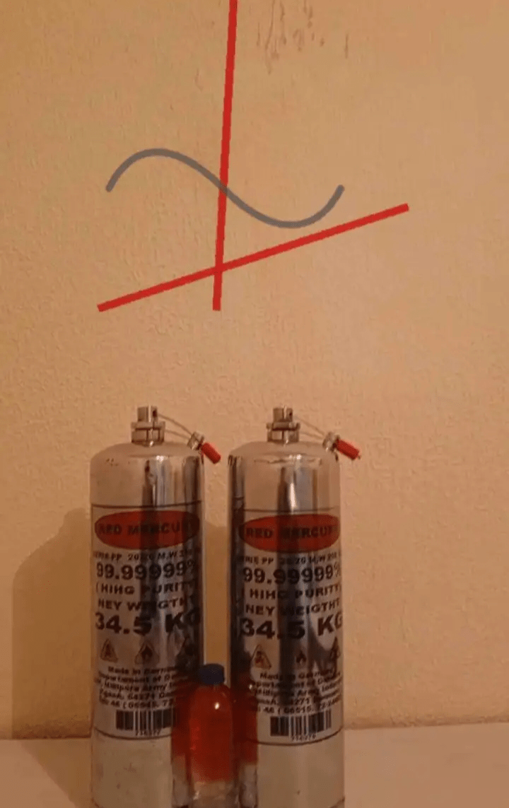 MERCURE ROUGE LIQUIDE