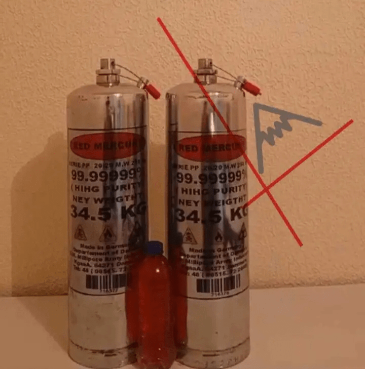 MERCURE ROUGE LIQUIDE