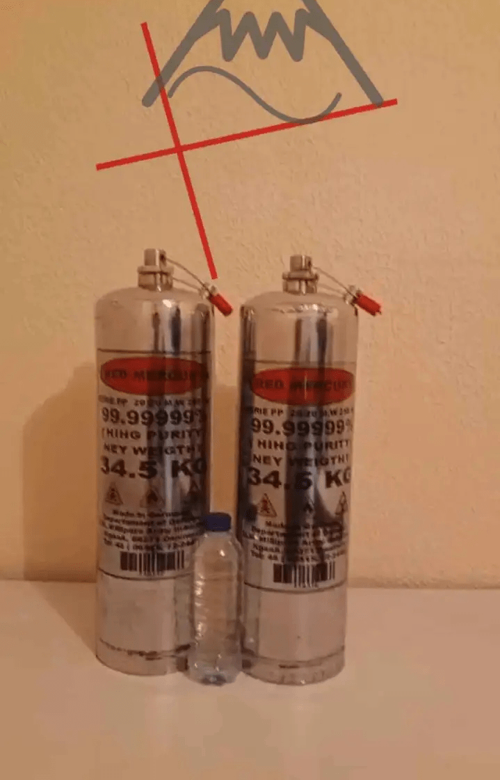 MERCURE ROUGE LIQUIDE