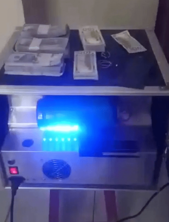 BLACK MONEY CLEANING MACHINE