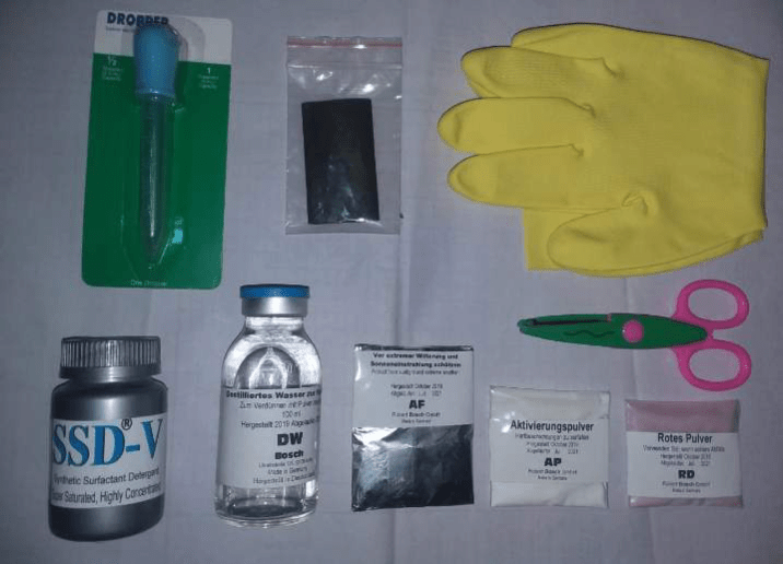 SOLUTION POUR NETTOYAGE DES BILLETS DE BANQUE NOIRS