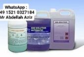 Ssd chemical solution for cleaning defaced currency