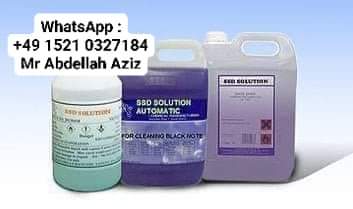 Ssd chemical solution for cleaning defaced currency