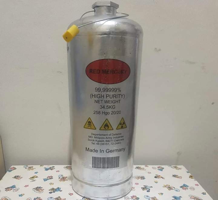 Buy 99.9% Pure Red Liquid Mercury