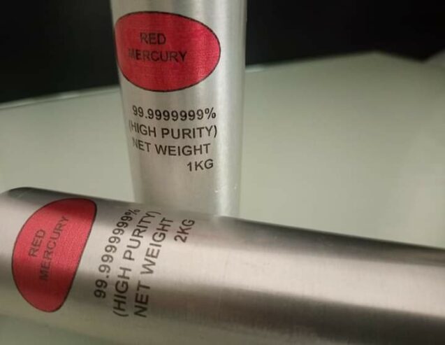 Buy 99.9% Pure Red Liquid Mercury