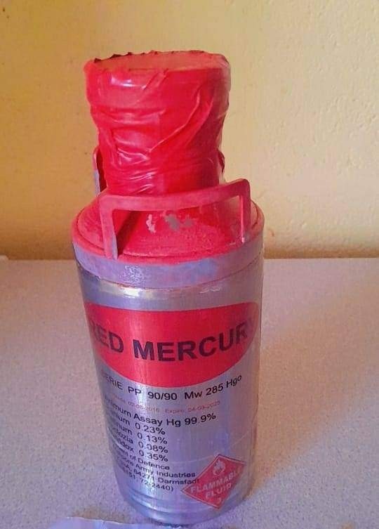 Acheter du mercure liquide rouge pur à 99,9 %