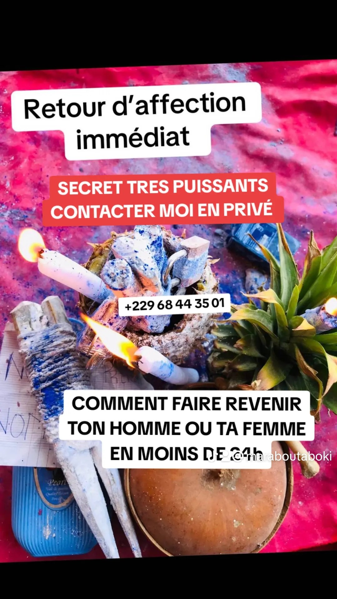 RETOUR AFFECTIF TRÈS EFFICACE POUR RÉCUPÉRER SON EX PERDU CHEZ MAÎTRE SPIRITUEL MARABOUT ABOKI