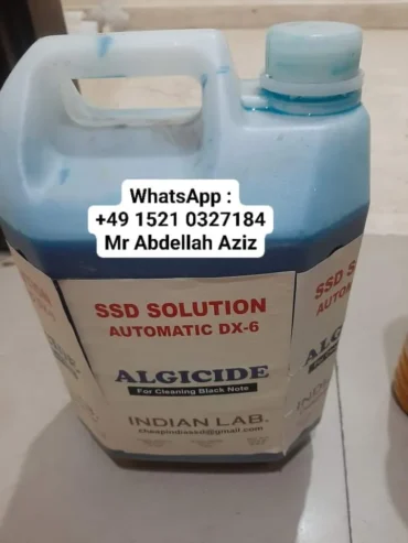SSD Chemical Solutions for Currency Cleaning