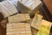 Billets noirs verts et autres fournitures pour transformation de billets
