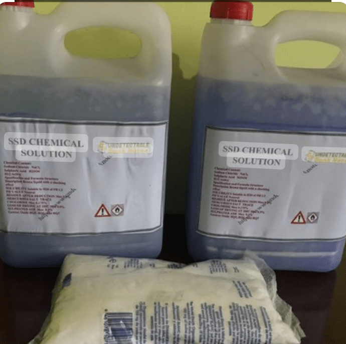 How Is Ssd Chemical Solution Useful For Cleaning Money?