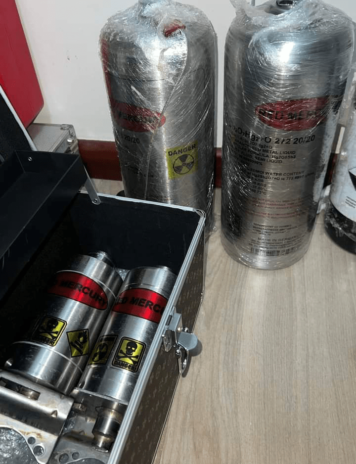 Acheter du mercure liquide rouge pur à 99,9 %