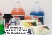 Black dollar currency cleaning chemical