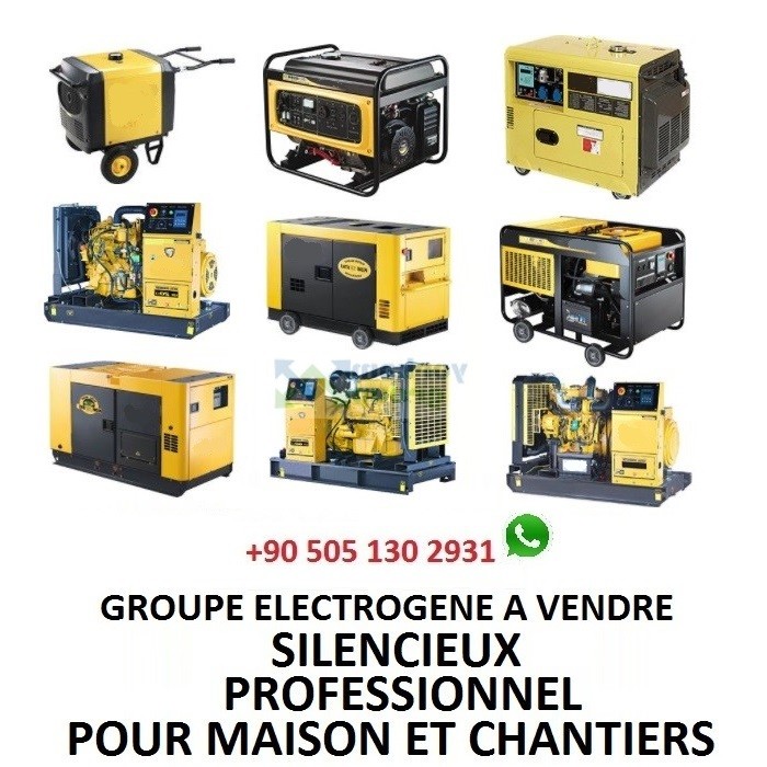 Groupe electrogene 20 kVa – 4000 kVa NEUF DE TURQUIE