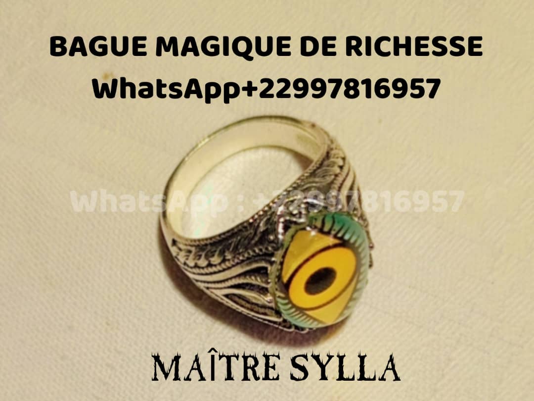 Bague magique de richesse ☎️+2290197816957 Whatsapp