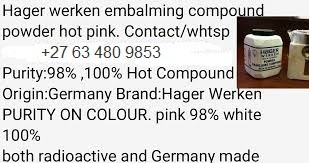 Embalming powder pink and white in East London South Africa+27 63 480 9853