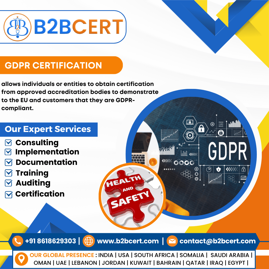 GDPR Certification in Bahrain – B2BCERT