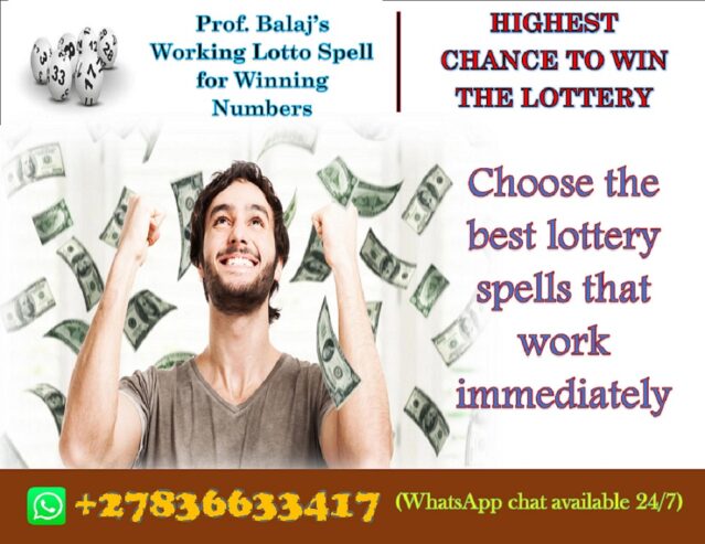 Quick & Easy Lottery Spells That Work in 24 Hours – Win the Jackpot with This Proven Lottery Spell +27836633417